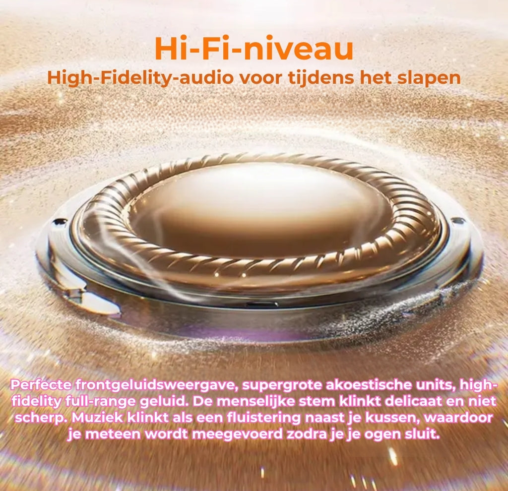 11 mm ultradunne Bluetooth-slaapspeaker — Persoonlijke audio voor rustige nachten