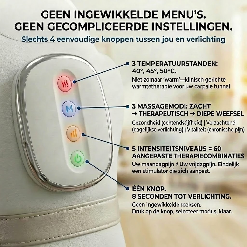 CalmHand | Geen stijve vingers, tintelingen of zeurende pijn meer.