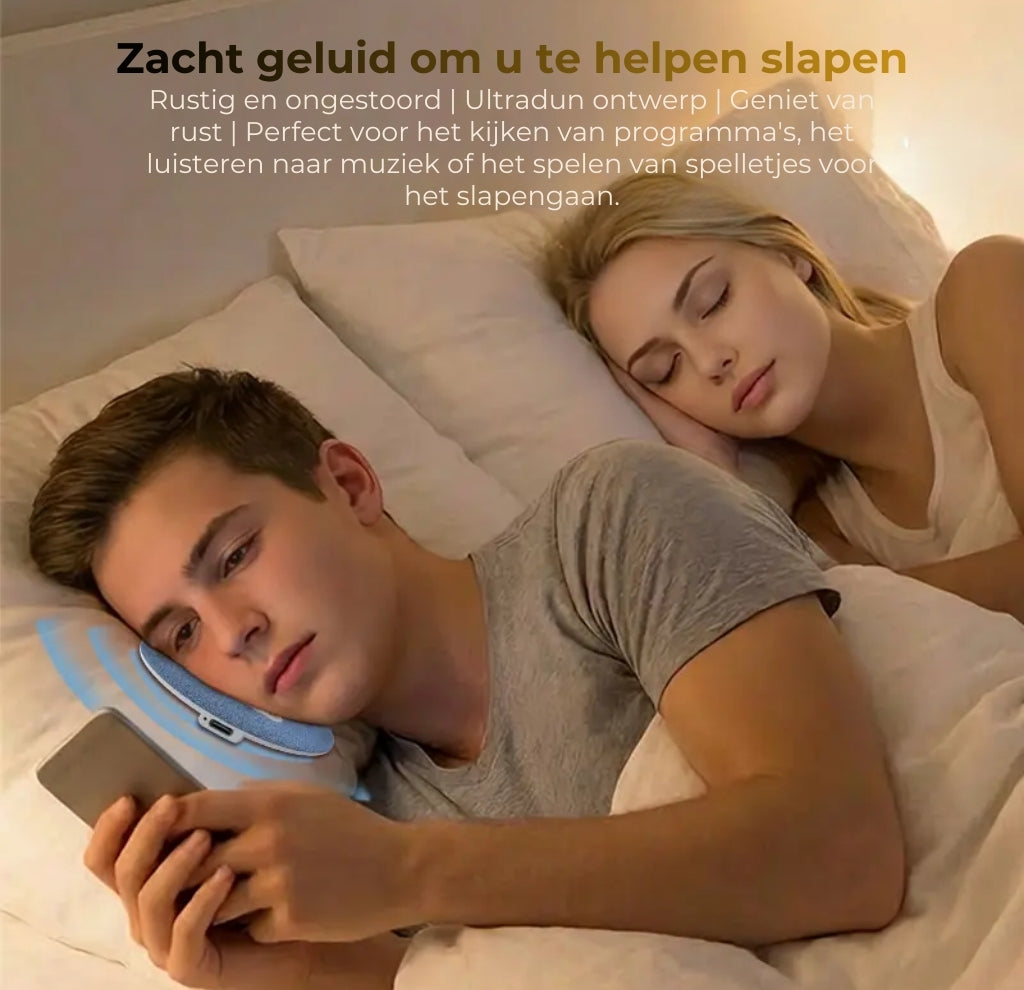 11 mm ultradunne Bluetooth-slaapspeaker — Persoonlijke audio voor rustige nachten