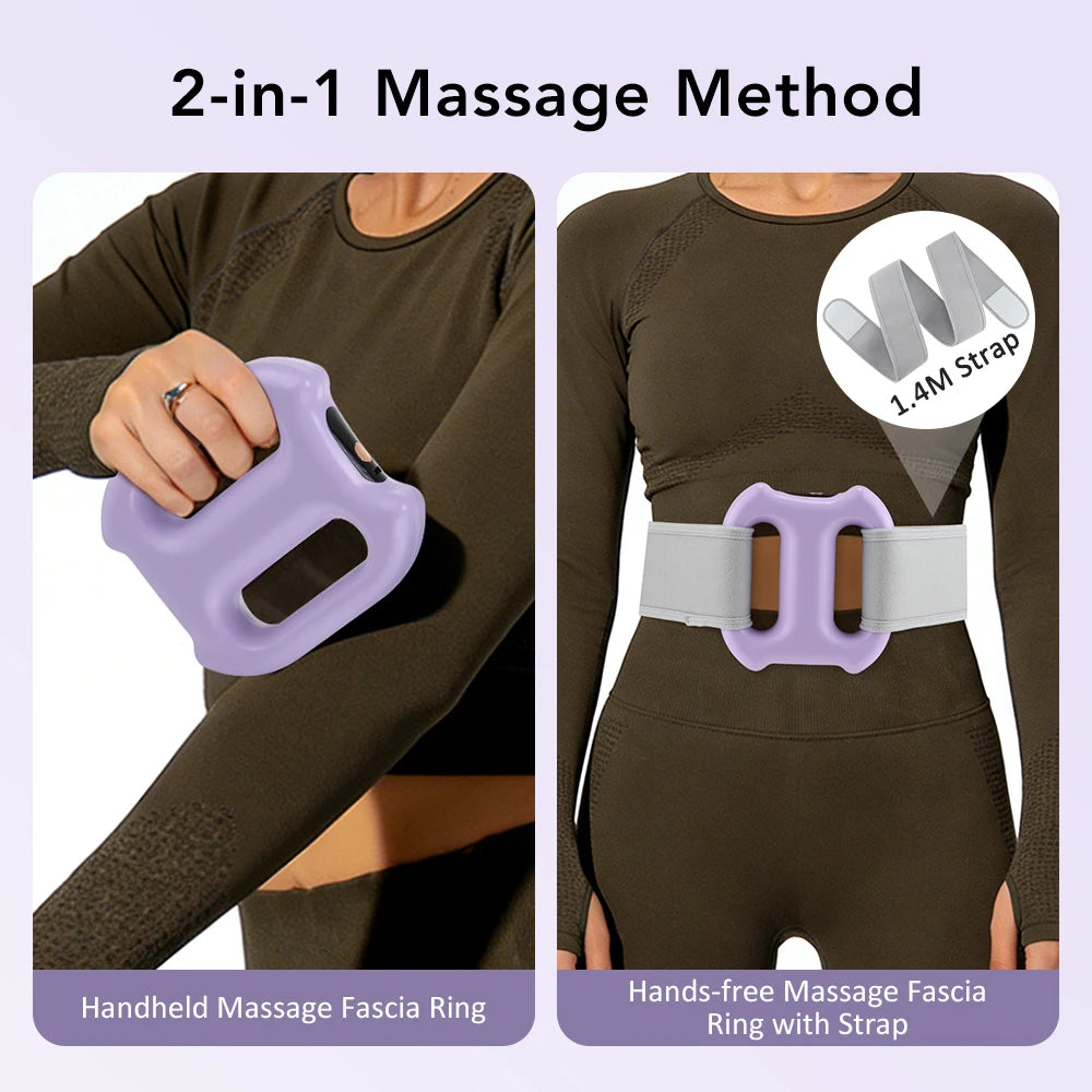 FasciaFlow™ Wearable Fascia Massager Ring — Hands-Free Relief for Legs, Back & Waist