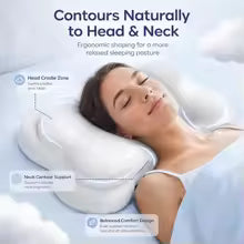 Ergonomic Memory Foam Cervical Pillow