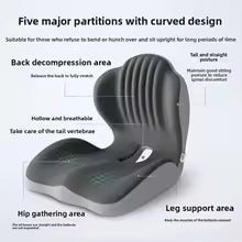 Ergonomic Seat Cushion with Lumbar Support
