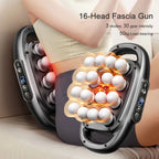 Deep Tissue Massage Gun — 16 Attachments