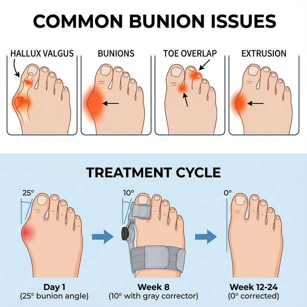 Bunion Corrector — Hallux Valgus Brace